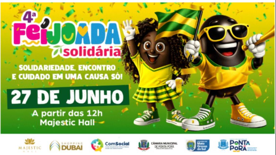 Imagem do evento  4ª Feijoada Solidária – Prefeitura de Ponta Porã