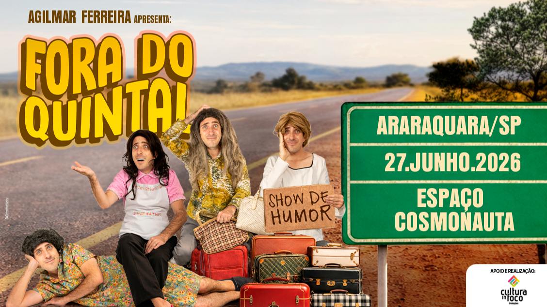 Imagem do evento Fora do Quintal - Agilmar Ferreira  Araraquara