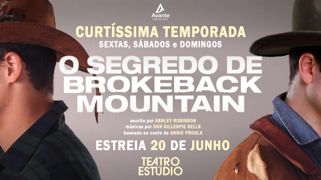 Imagem do evento O Segredo de Brokeback Mountain no TEATRO ESTÚDIO