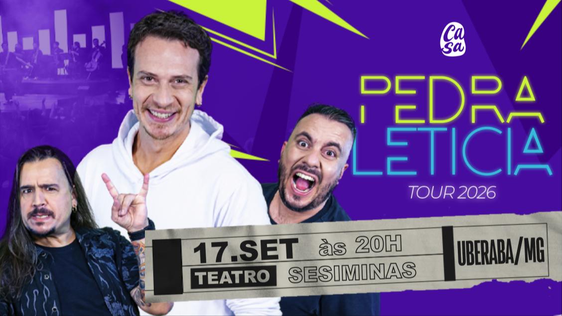Imagem do evento PEDRA LETÍCIA - TOUR 2026