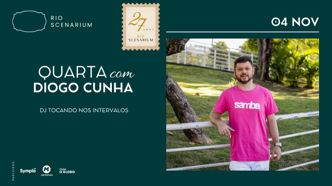 Imagem do evento DIOGO CUNHA NO RIO SCENARIUM  04.11