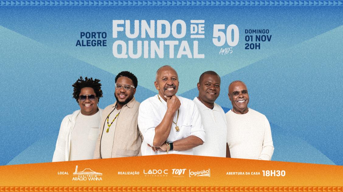 Imagem do evento FUNDO DE QUINTAL EM PORTO ALEGRE - 01/11/26