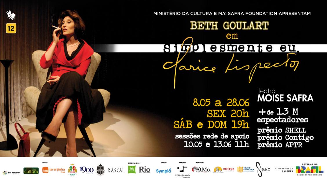 Imagem do evento Simplesmente eu, Clarice Lispector