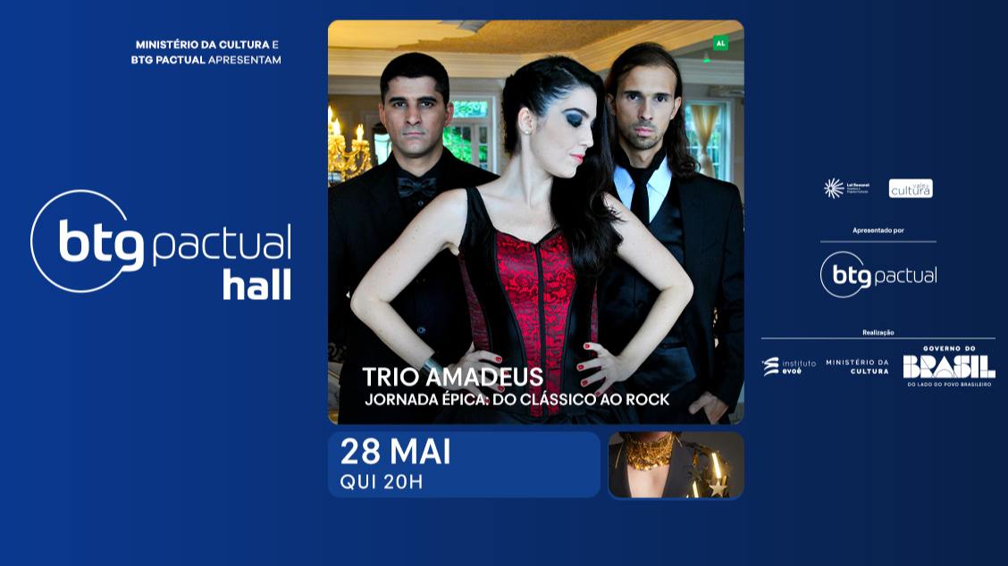 Imagem do evento Trio Amadeus - Jornada Épica do Clássico ao Rock
