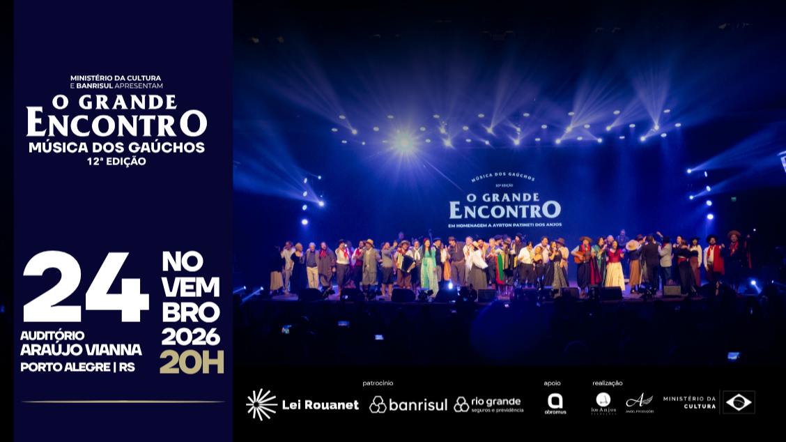 Imagem do evento O GRANDE ENCONTRO  12ª EDIÇÃO - 24/11/26