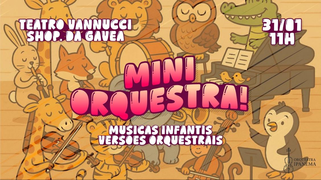 Imagem do evento Mini-Orquestra: músicas infantis em versões sinfônicas 