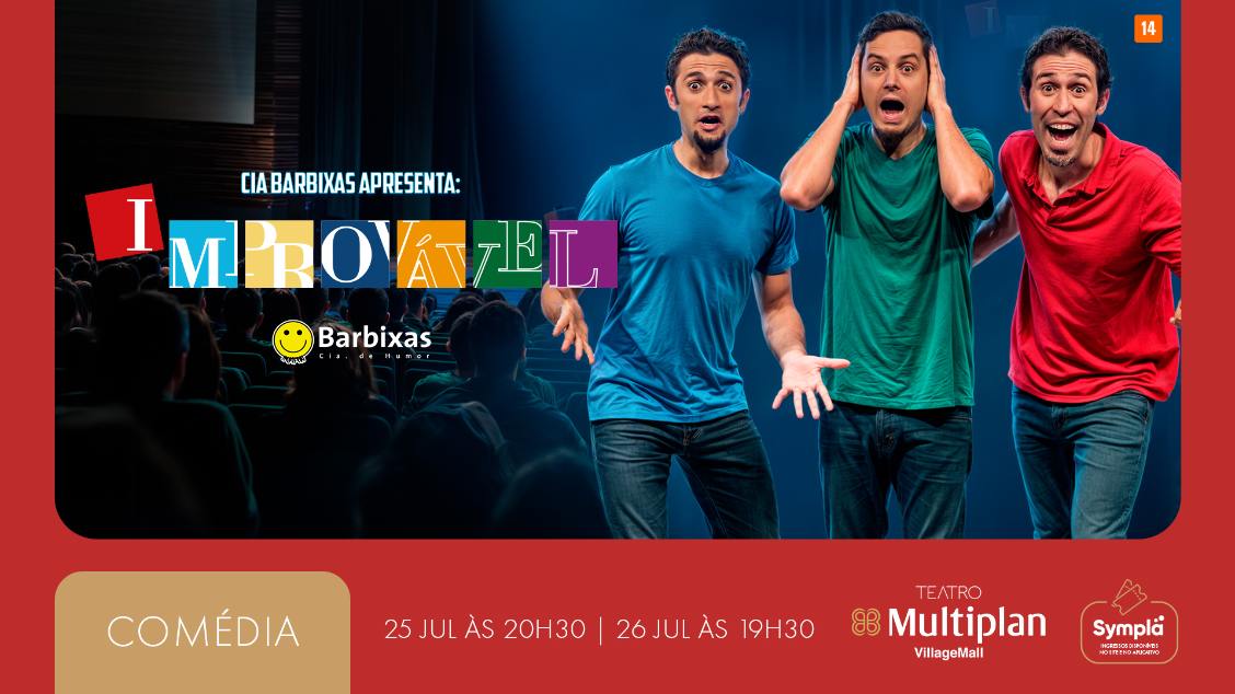 Improvável – Cia Barbixas de Humor em Rio de Janeiro