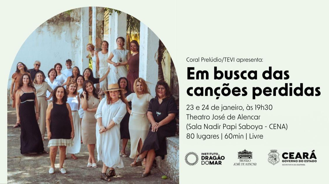 Imagem do evento Em Busca das Canções Perdidas Coral Prelúdio/TEVI