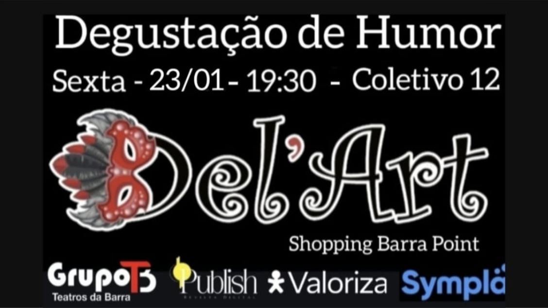 Imagem do evento DEGUSTAÇÃO DE HUMOR