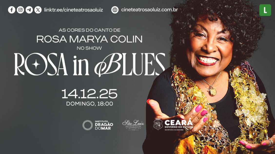 Imagem do evento As Cores do Canto de Rosa Marya Colin no show Rosa in Blues