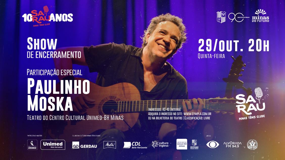 Show Especial com Paulinho Moska - Sarau 10 anos