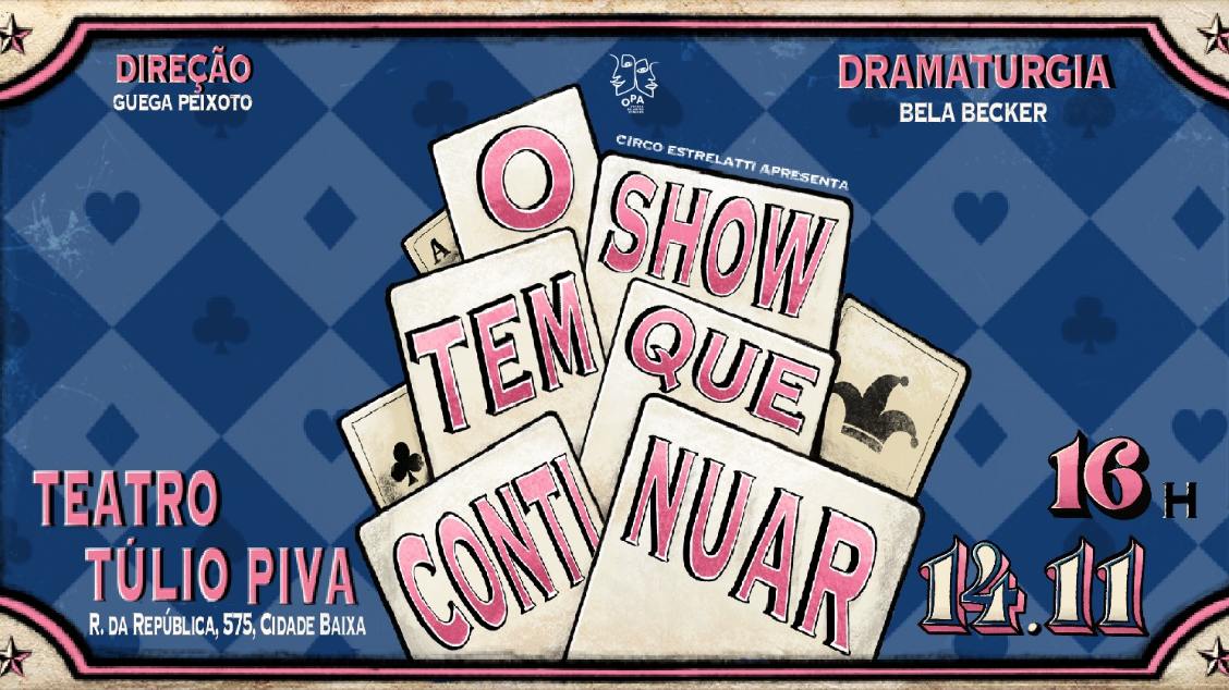 Imagem do evento O SHOW TEM QUE CONTINUAR - 14/11/26