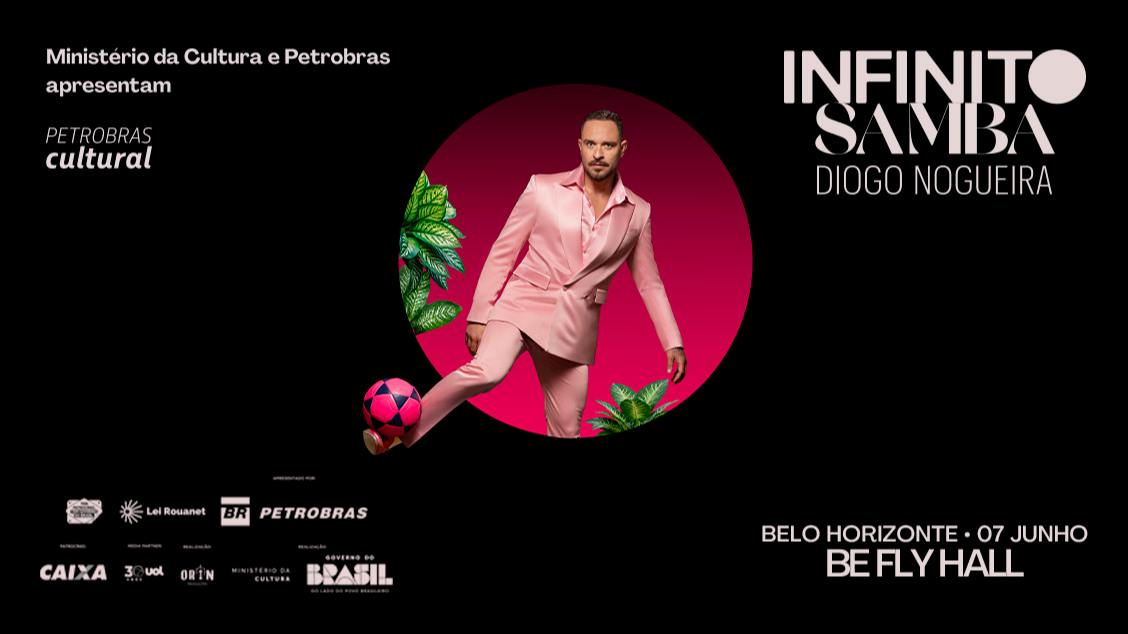 Imagem do evento DIOGO NOGUEIRA - INFINITO SAMBA - TOUR 20 ANOS