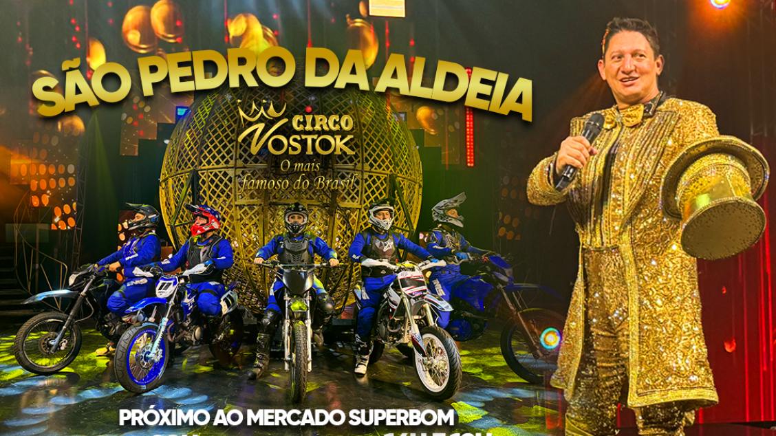Imagem do evento CIRCOVOSTOK SÃO PEDRO DA ALDEIA