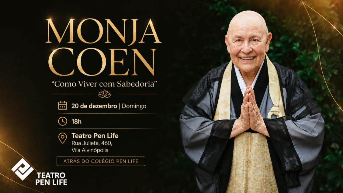 Monja Coen em Como Viver com Sabedoria 20 de Dezembro - Domingo 18h