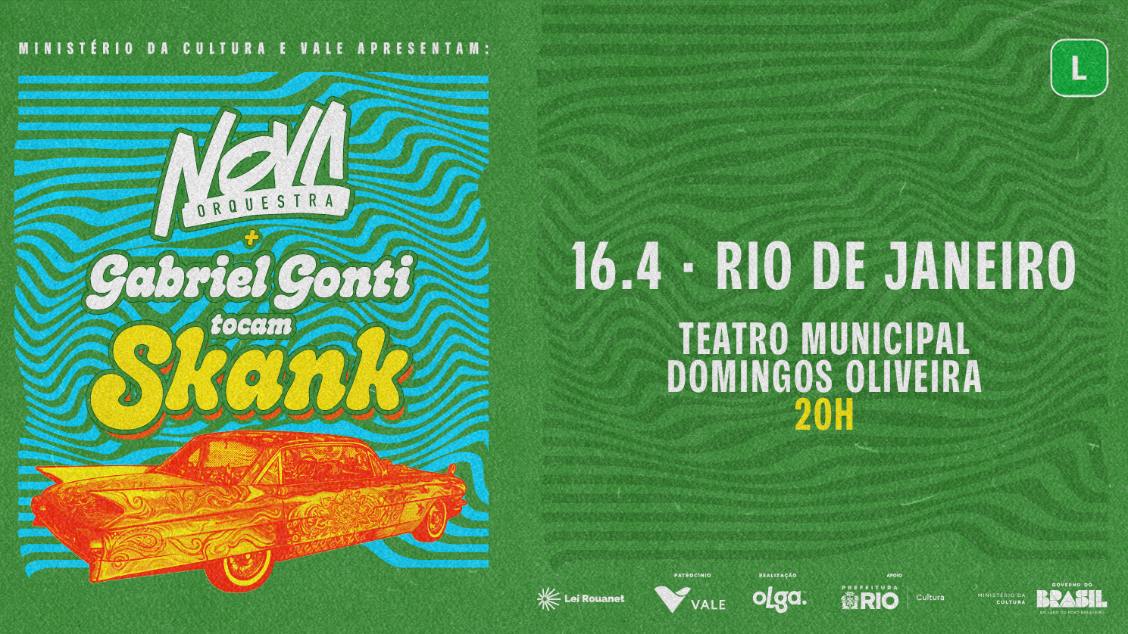 Nova Orquestra + Gabriel Gonti tocam Skank