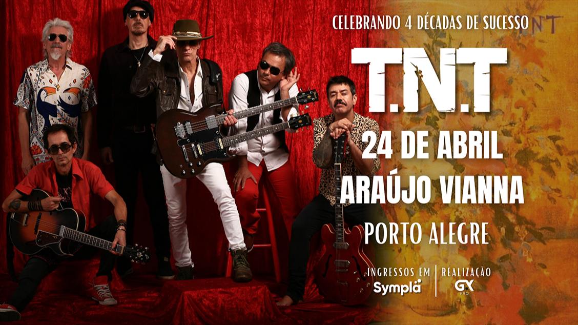 Imagem do evento TNT - CELEBRANDO 4 DÉCADAS de SUCESSO - 24/04/26