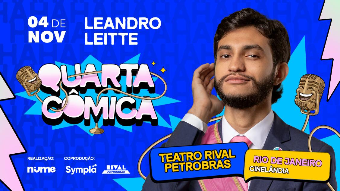 Quarta Cômica com Leandro leite no Rio de Janeiro