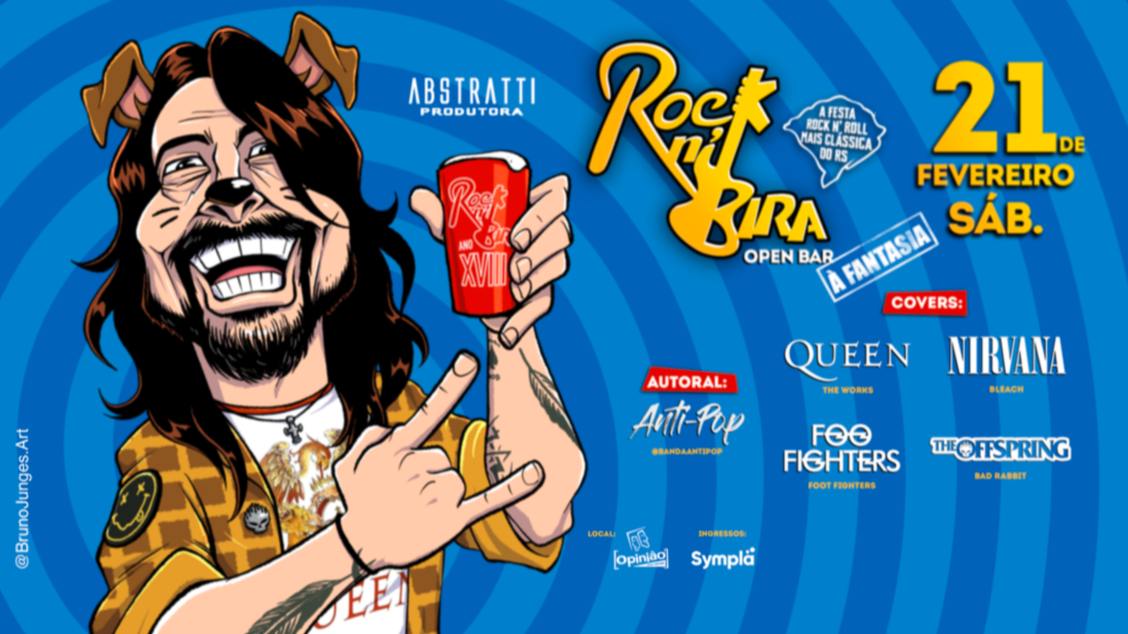 ROCK N' BIRA - OPEN BAR - À FANTASIA - 21/02/26 - Porto Alegre, RS