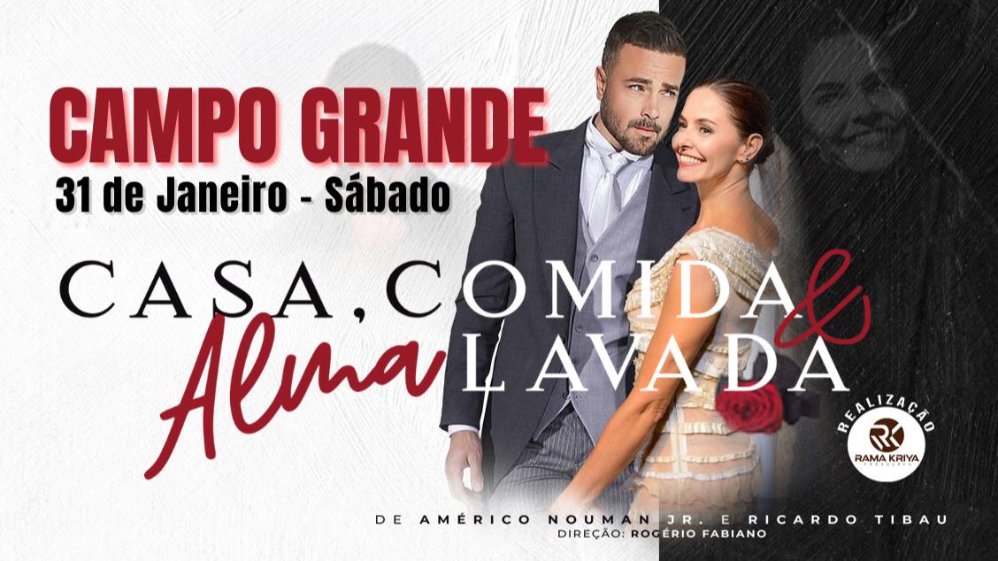 Imagem do evento Casa, Comida e Alma Lavada - Campo Grande