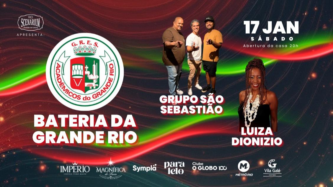 Imagem do evento BATERIA DA GRANDE RIO NO RIO SCENARIUM  17.01