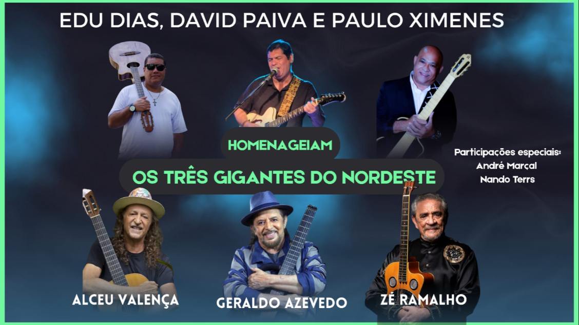 Edu Dias, David Paiva e Paulo Ximenes