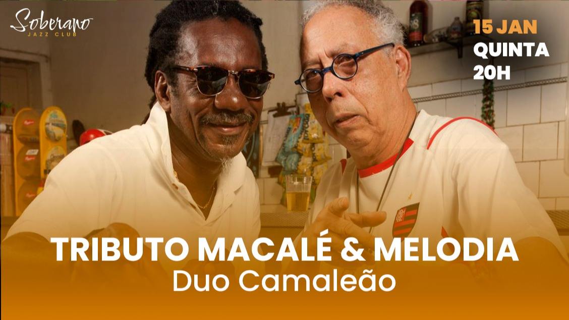 Imagem do evento Duo Camaleão - Uma homenagem a Jards Macalé e Luiz Melodia