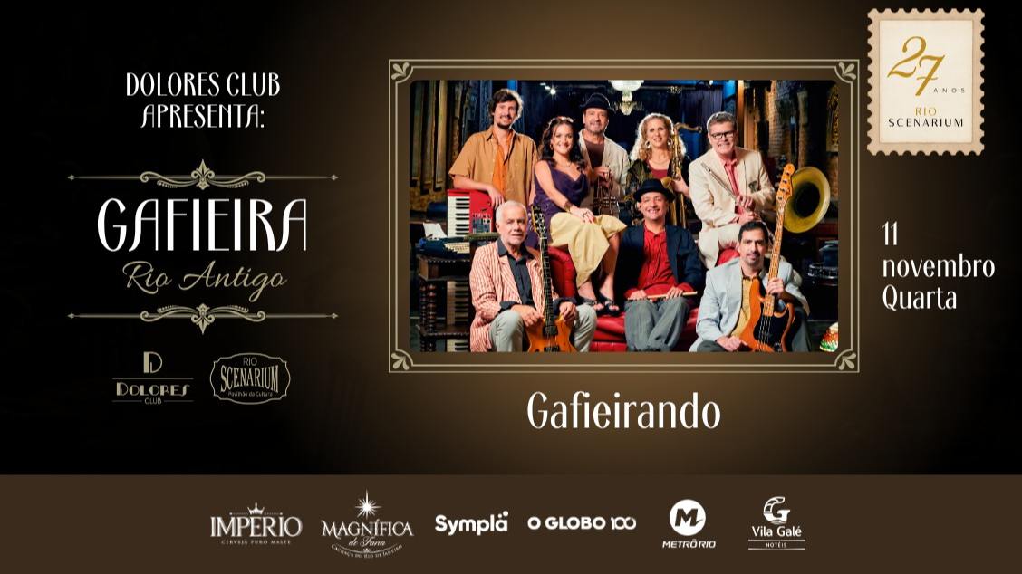 Imagem do evento GAFIEIRA RIO ANTIGO NO RIO SCENARIUM 2026