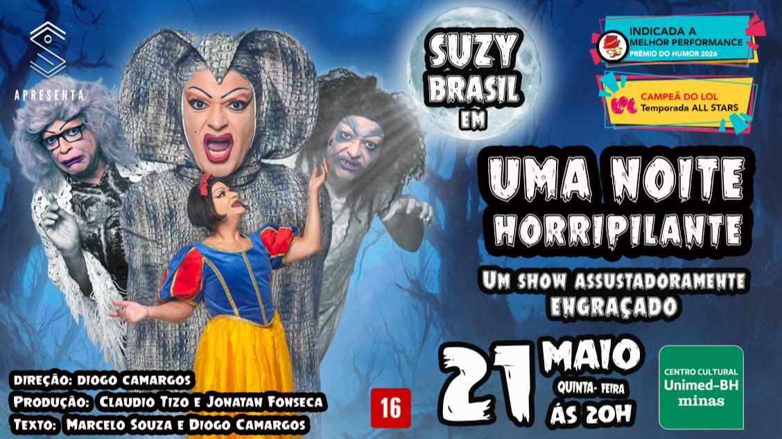Imagem do evento SUZY BRASIL EM UMA NOITE HORRIPILANTE