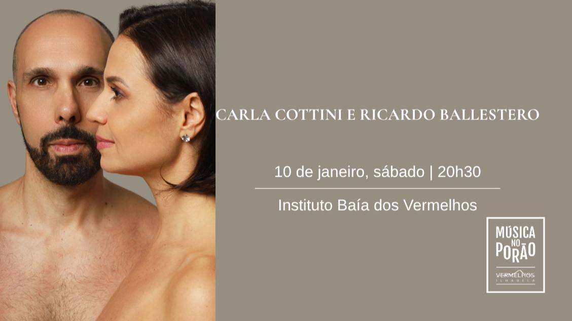 Imagem do evento PAISAGENS LÍRICAS - Carla Cottini & Ricardo Ballestero