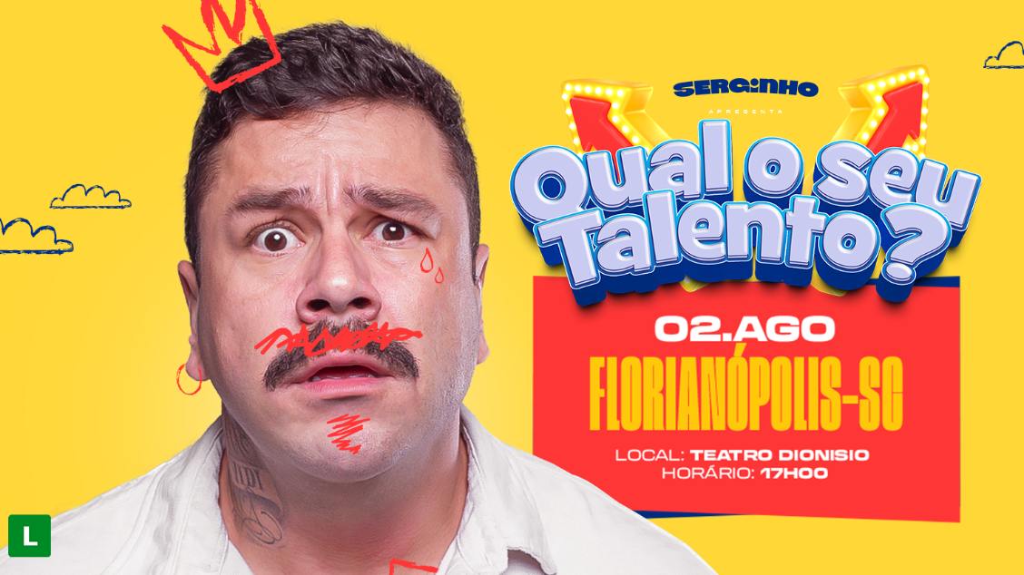Imagem do evento  SERGINHO LACERDA em FLORIANÓPOLIS/SC - VIDA DE PAI 
