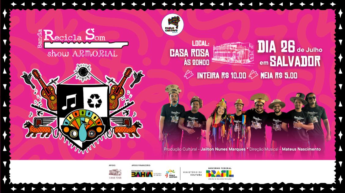 Imagem do evento Banda Recicla Som – Show Armorial Reciclado