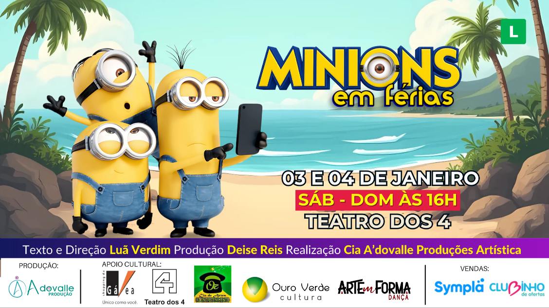 Imagem do evento MINIONS EM FÉRIAS