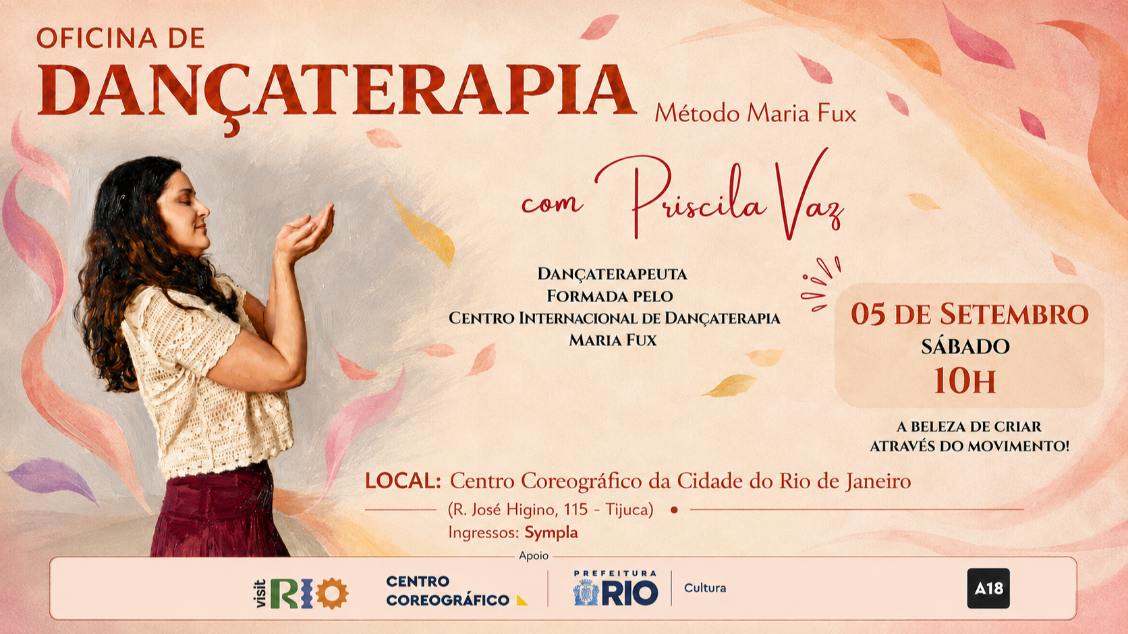 Imagem do evento OFICINA DE DANÇATERAPIA (setembro)