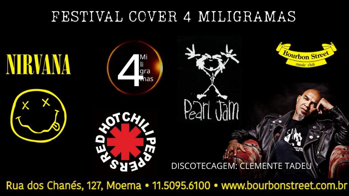 Imagem do evento Festival Cover 4 Miligramas