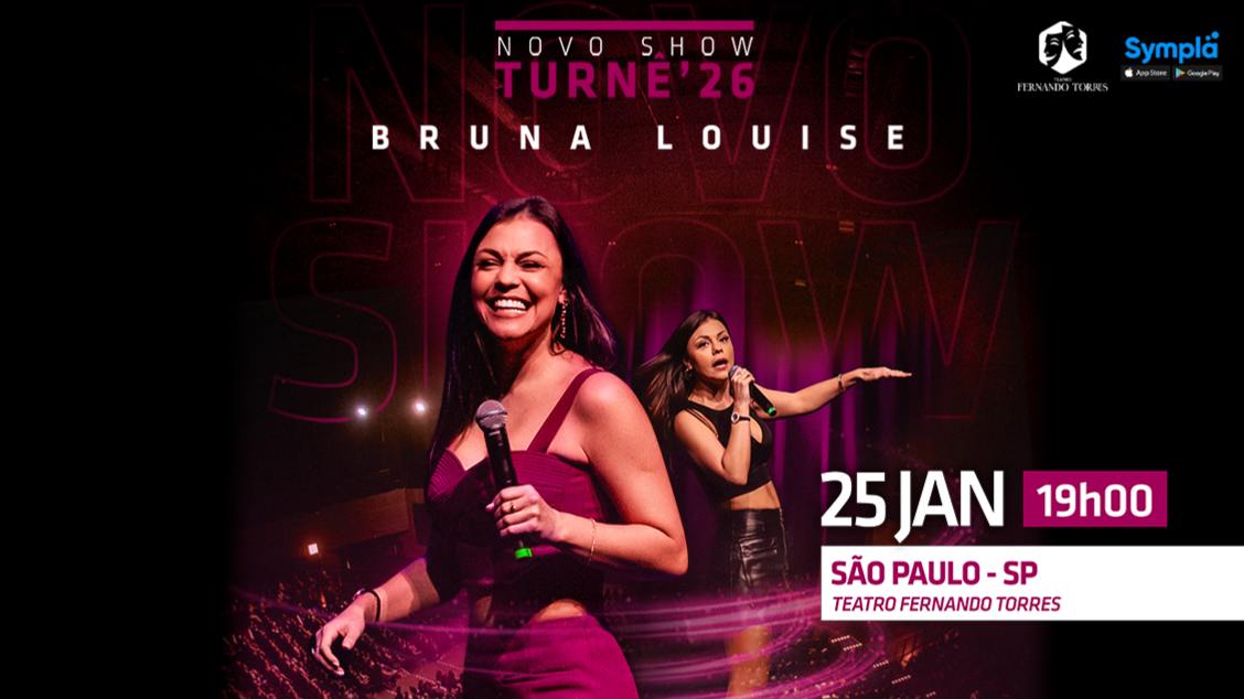 Bruna Louise - Novo Show Turne 2026 em São Paulo