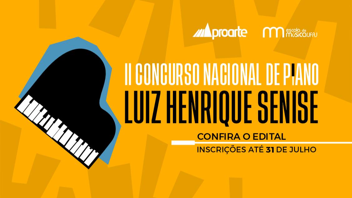 II CONCURSO NACIONAL DE PIANO “LUIZ HENRIQUE SENISE” - Teresópolis