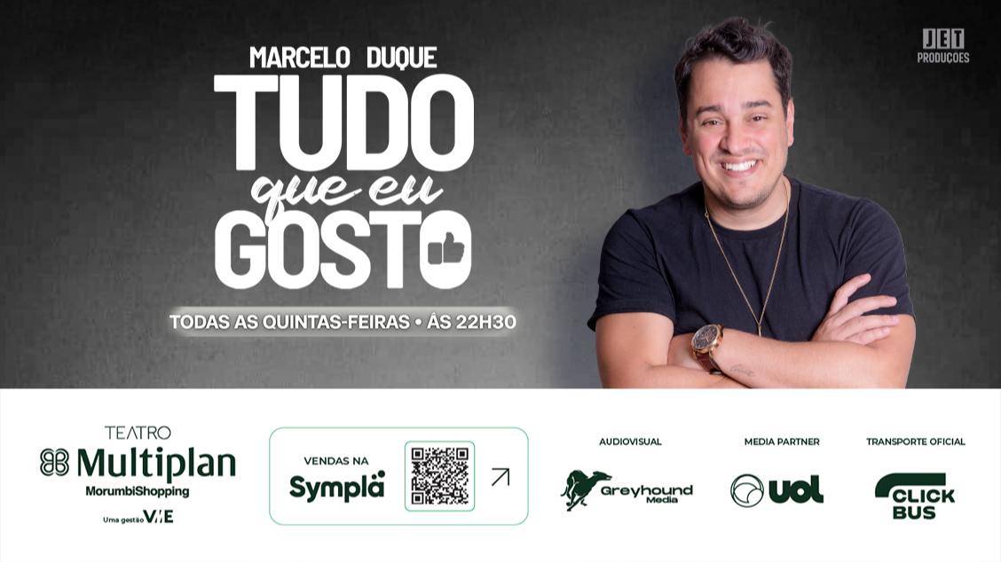 Imagem do evento Tudo que eu gosto - com Marcelo Duque