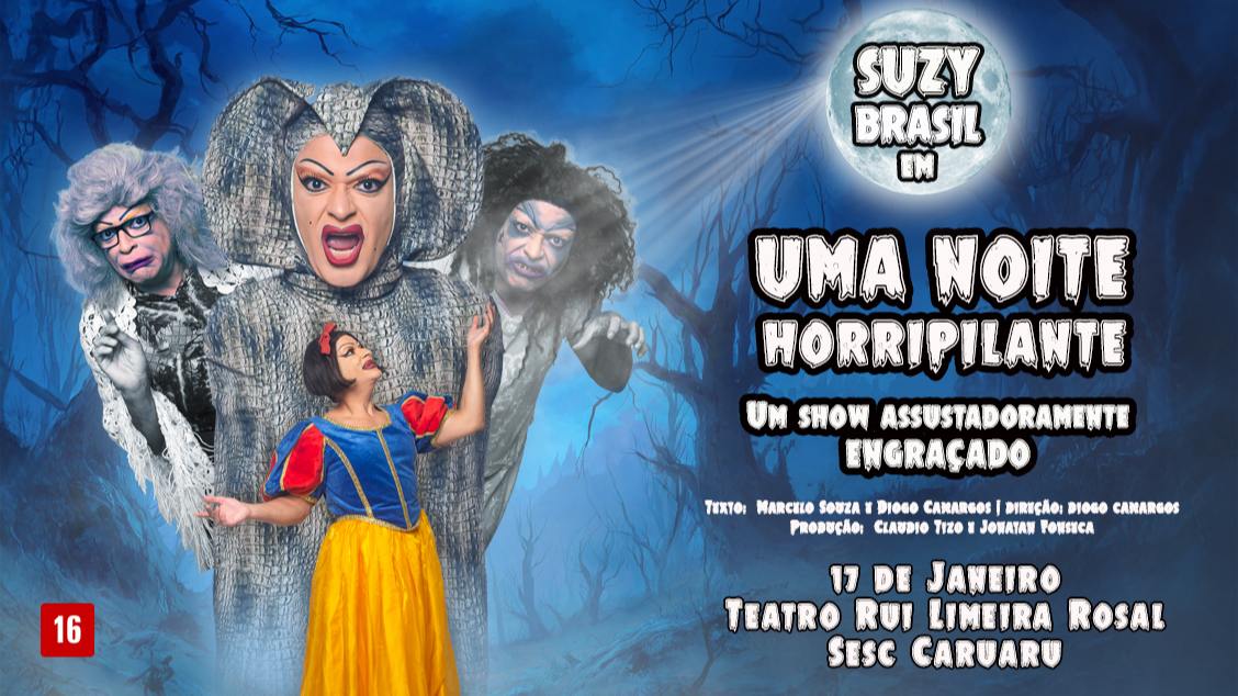 Imagem do evento Suzy Brasil - Uma Noite Horripilante