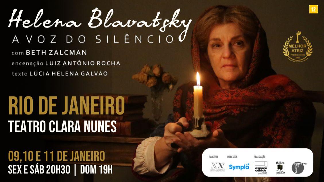 Imagem do evento Helena Blavatsky - A Voz do Silêncio