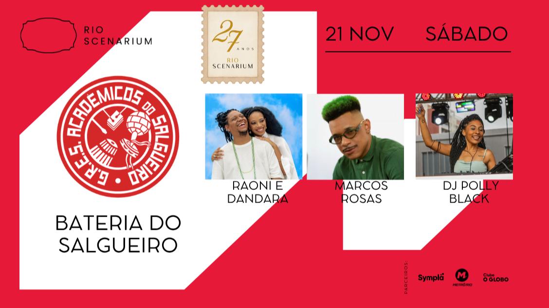 Imagem do evento BATERIA FURIOSA – G.R.E.S. ACADÊMICOS DO SALGUEIRO RIO NO RIO SCENARIUM  21.11