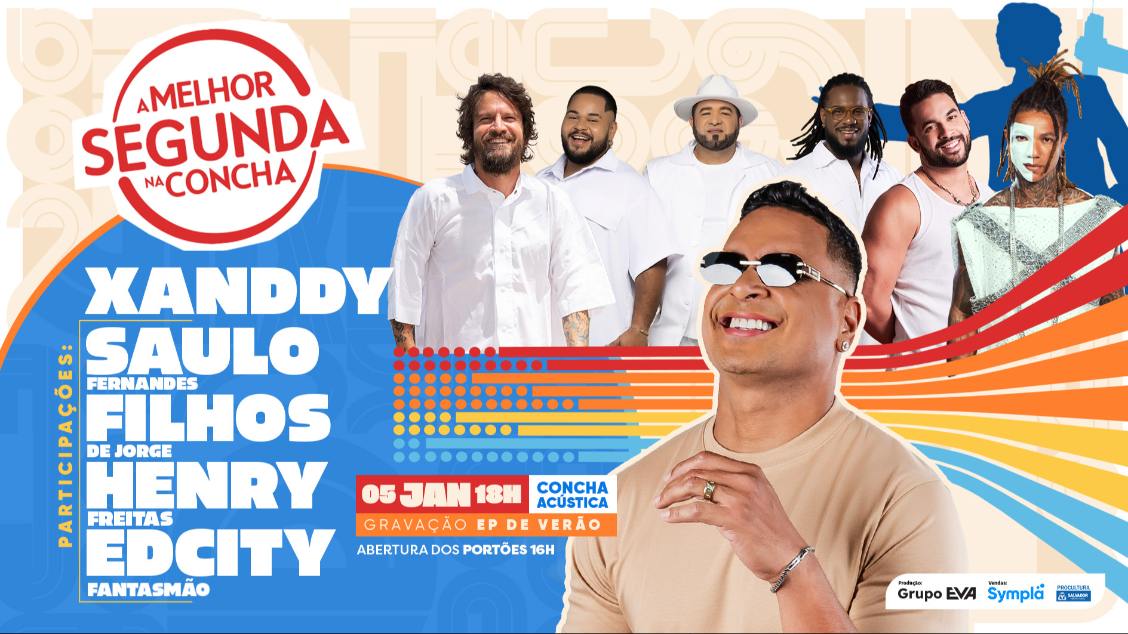 Imagem do evento A MELHOR SEGUNDA-FEIRA DO MUNDO – XANDDY HARMONIA