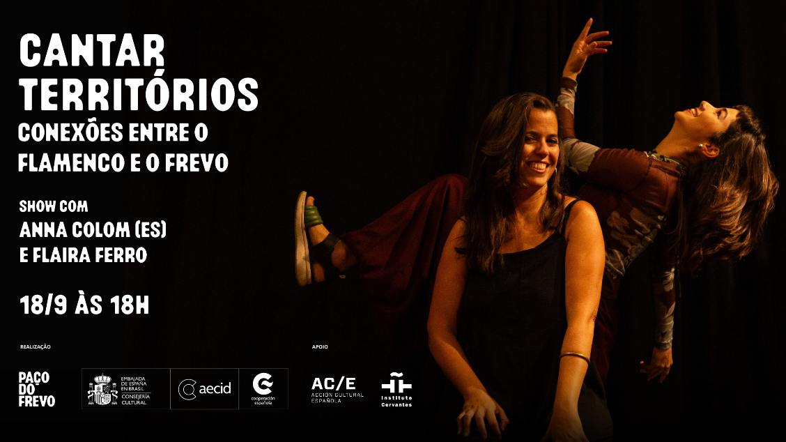 Cantar Territórios Show com Flaira Ferro e Anna Colom no Paço do Frevo