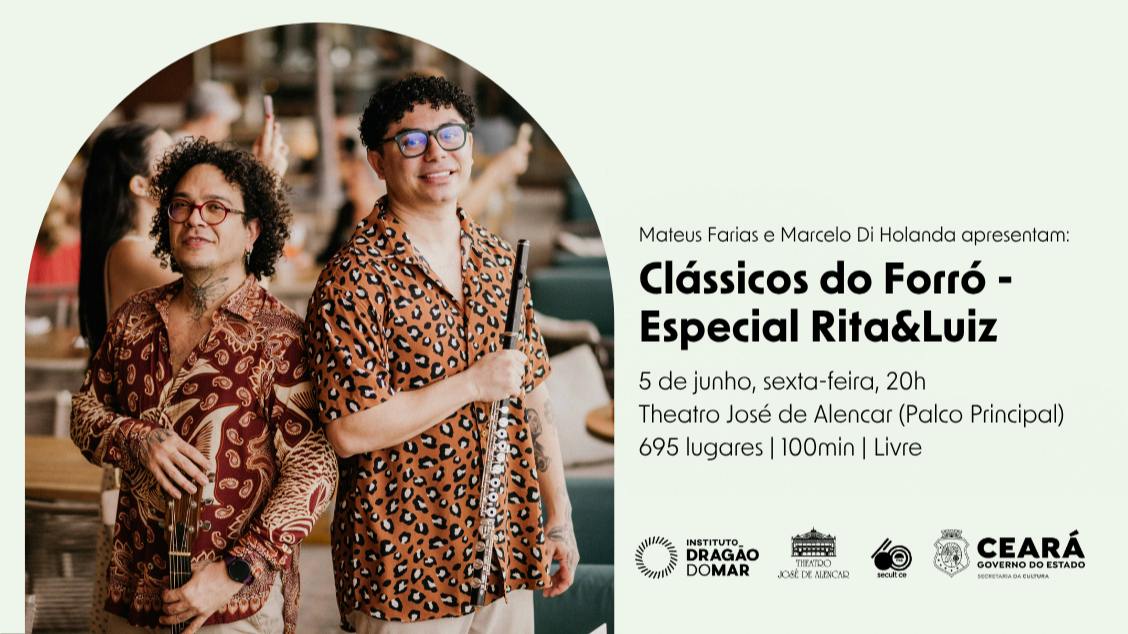 Imagem do evento Clássicos do Forró especial Rita&Luiz