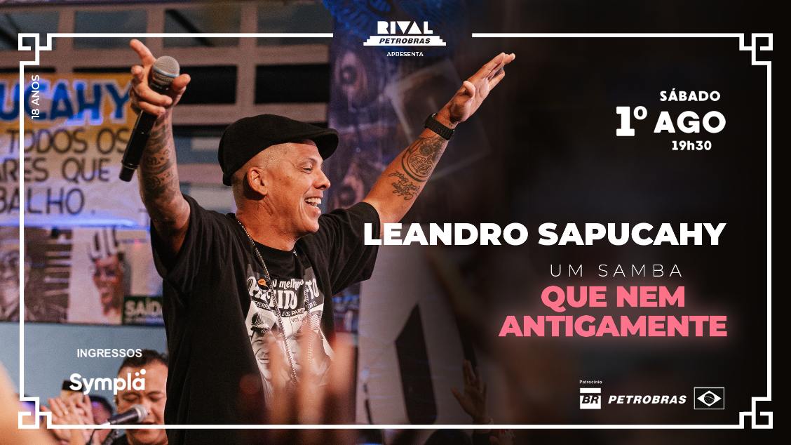 LEANDRO SAPUCAHY NO SHOW “UM SAMBA QUE NEM ANTIGAMENTE”