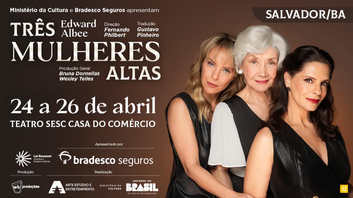 Imagem do evento TRÊS MULHERES ALTAS - com Ana Rosa, Helena Ranaldi e Fernanda Nobre
