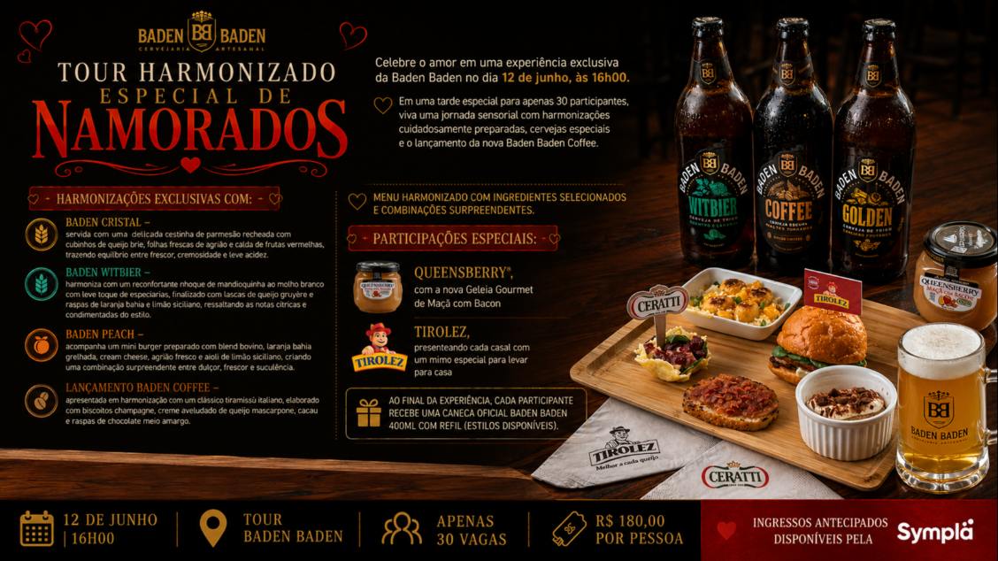Imagem do evento TOUR HARMONIZADO ESPECIAL DE NAMORADOS