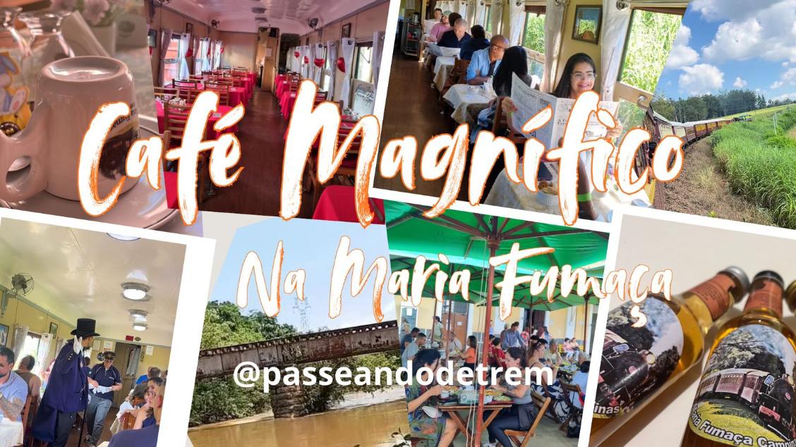 Passeando de Trem Café Magnífico + Degustação + Almoço Inclusos