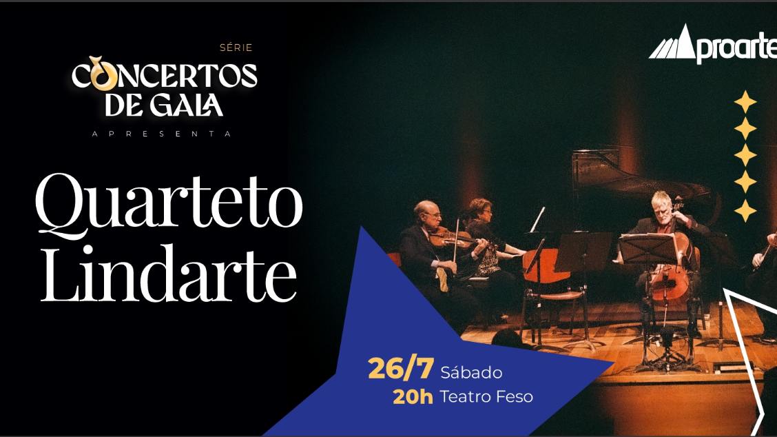 Imagem do evento Concertos de Gala Quarteto Lindarte