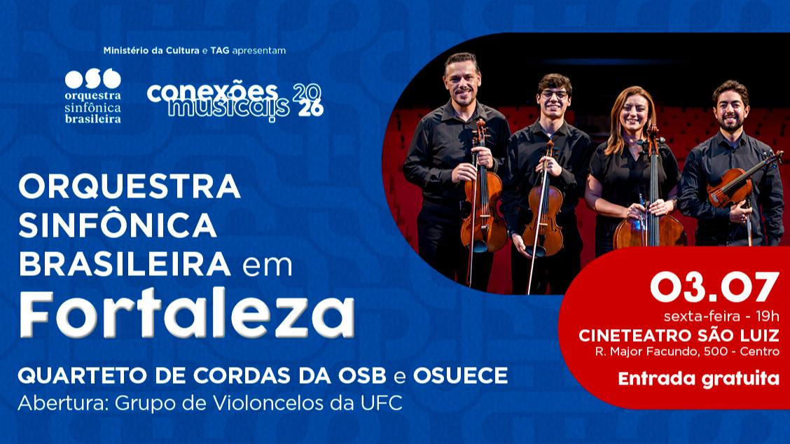Imagem do evento Orquestra Sinfônica Brasileira apresenta Conexões Musicais